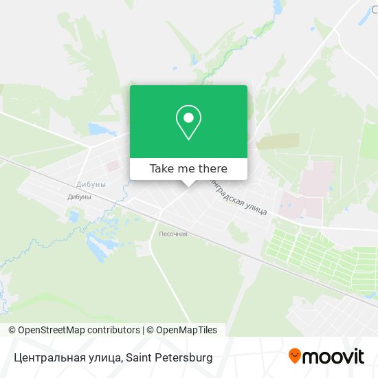 Центральная улица map