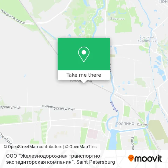 ООО ""Железнодорожная транспортно-экспедиторская компания"" map