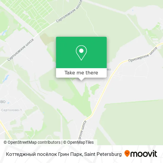 Коттеджный посёлок Грин Парк map