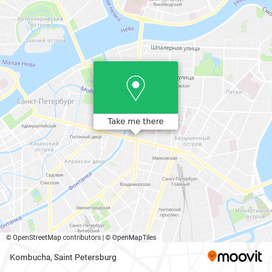 Kombucha map