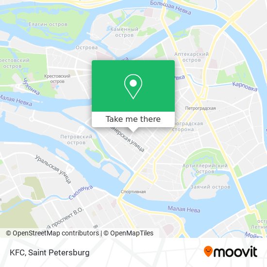 KFC map