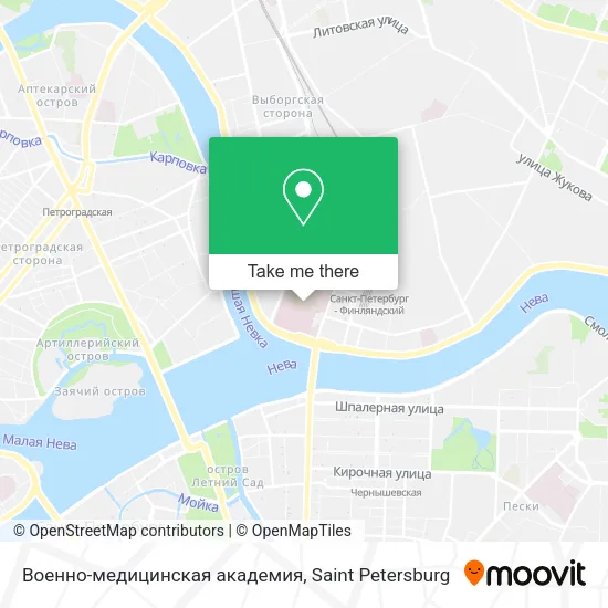Военно-медицинская академия map