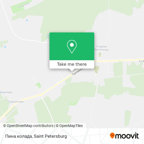Пина колада map