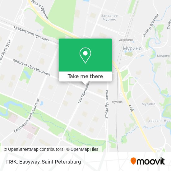 ПЭК: Easyway map