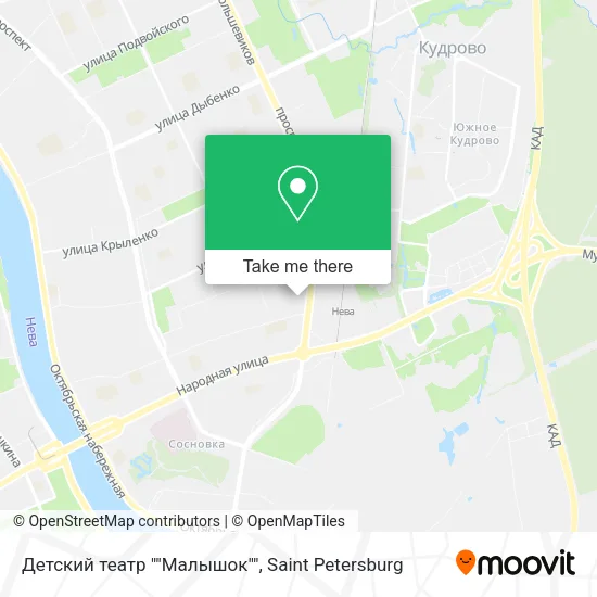 Детский театр ""Малышок"" map