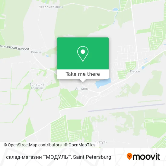 склад-магазин ""МОДУЛЬ"" map