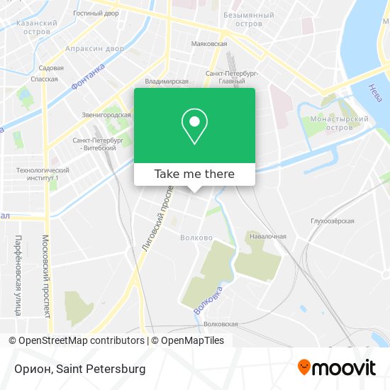 Орион map