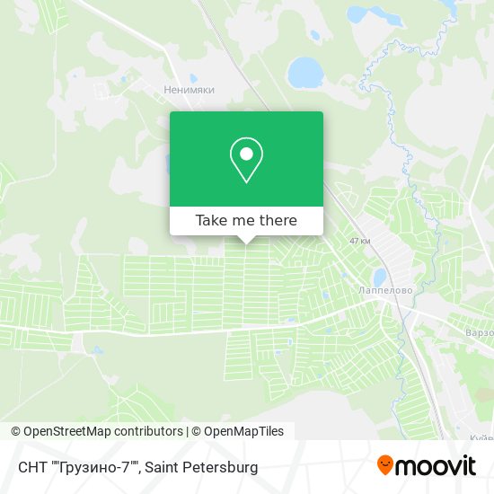 СНТ ""Грузино-7"" map