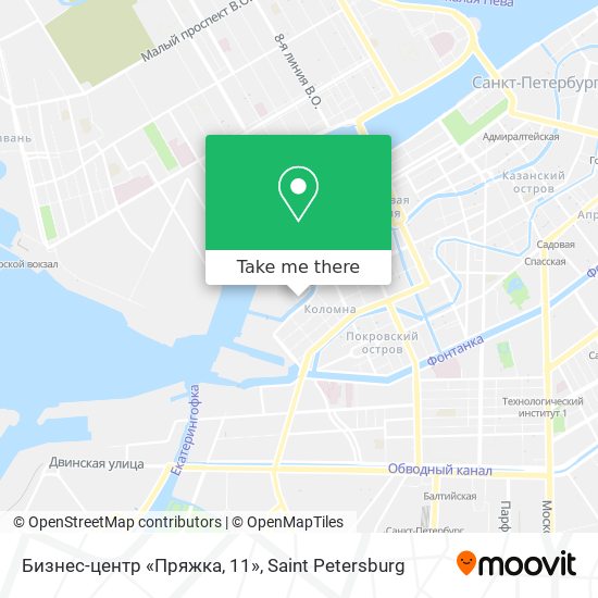 Бизнес-центр «Пряжка, 11» map
