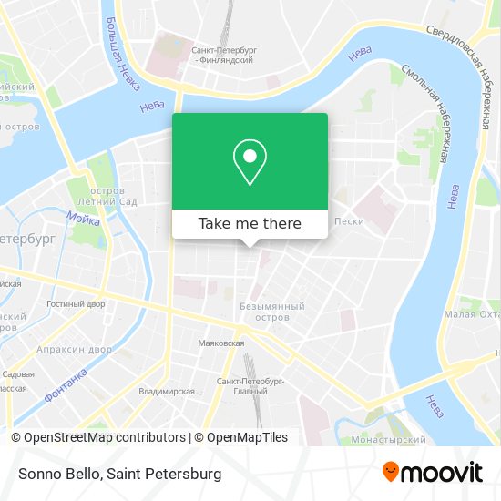 Sonno Bello map