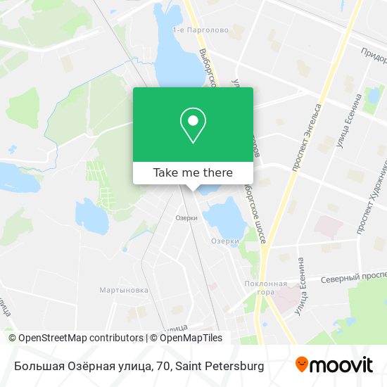 Большая Озёрная улица, 70 map