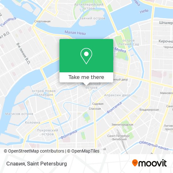 Славия map