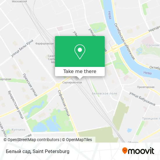 Белый сад map