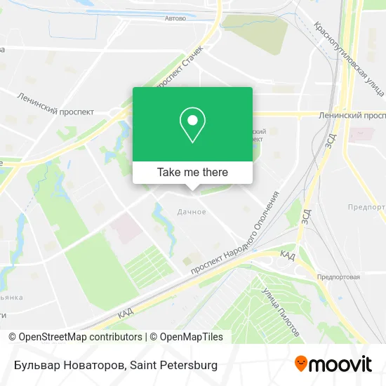 Бульвар Новаторов map