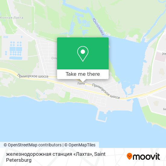 железнодорожная станция «Лахта» map
