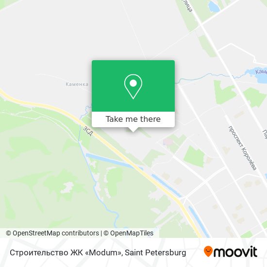 Строительство ЖК «Modum» map