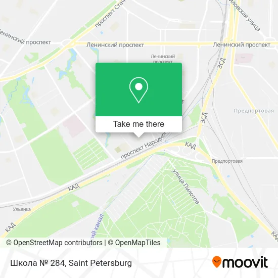 Школа № 284 map