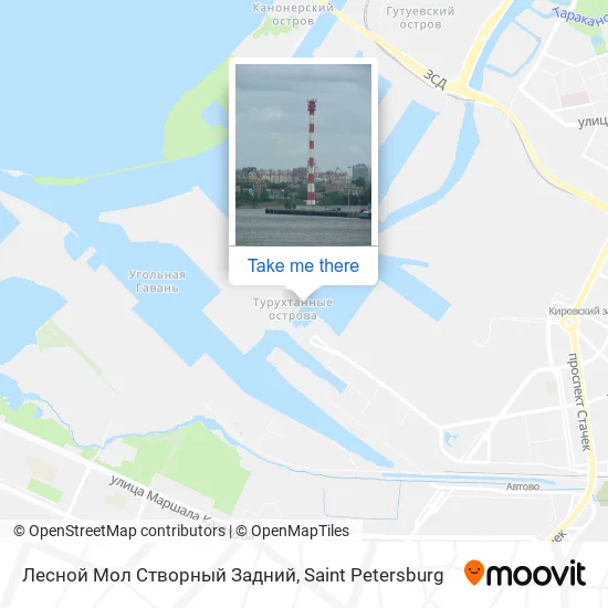 Лесной Мол Створный Задний map