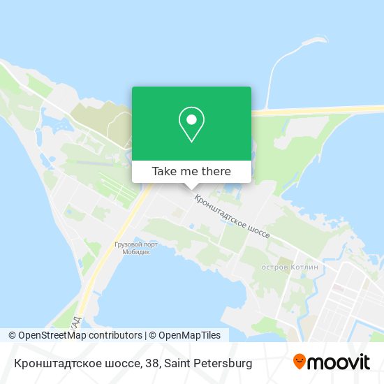 Кронштадтское шоссе, 38 map