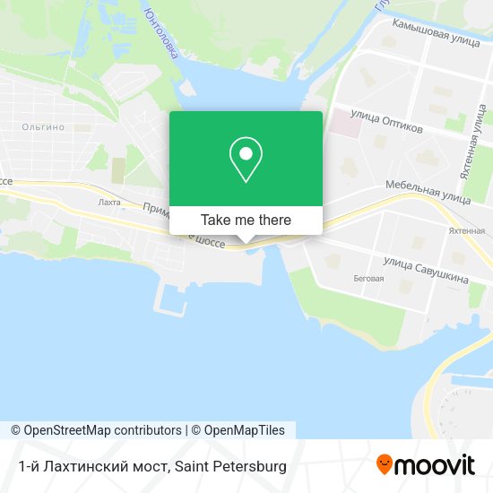 1-й Лахтинский мост map