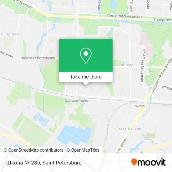 Школа № 285 map