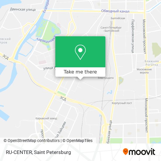 RU-CENTER map
