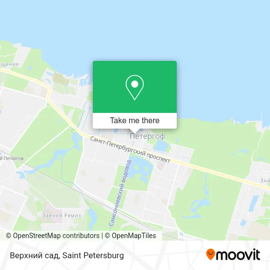 Верхний сад map