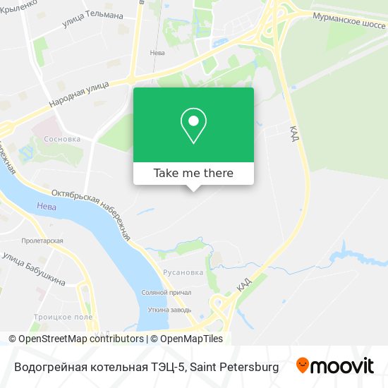 Водогрейная котельная ТЭЦ-5 map
