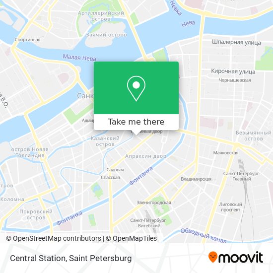 Central Station map