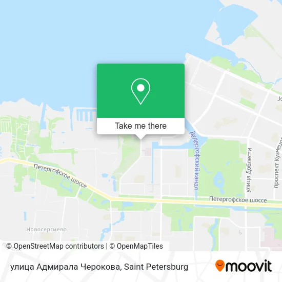 улица Адмирала Черокова map