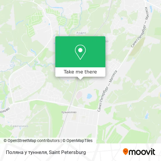 Поляна у туннеля map