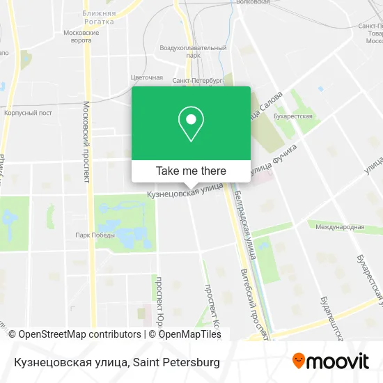 Кузнецовская улица map