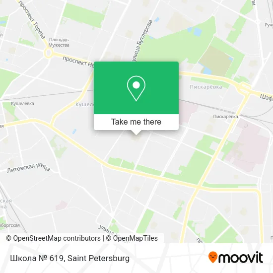 Школа № 619 map