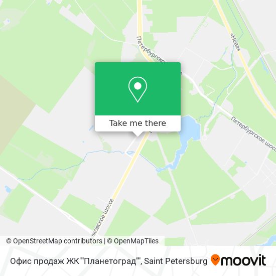 Офис продаж ЖК""Планетоград"" map
