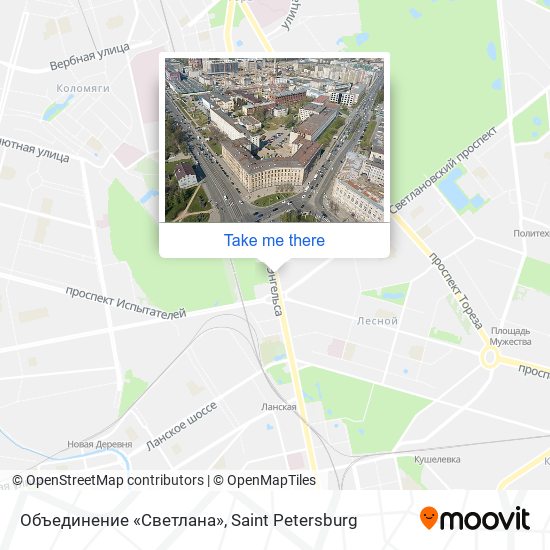 Объединение «Светлана» map