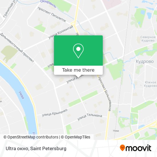 Ultra окно map