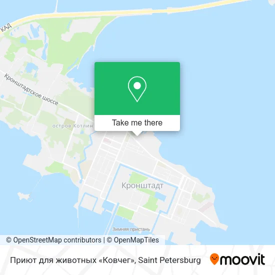 Приют для животных «Ковчег» map