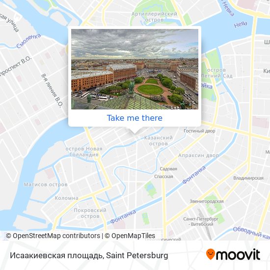 Исаакиевская площадь map