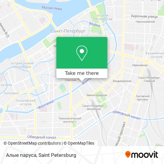 Алые паруса map