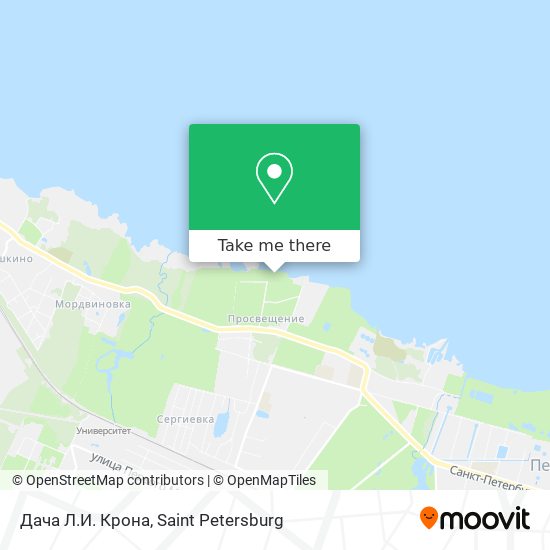 Дача Л.И. Крона map