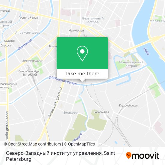 Северо-Западный институт управления map
