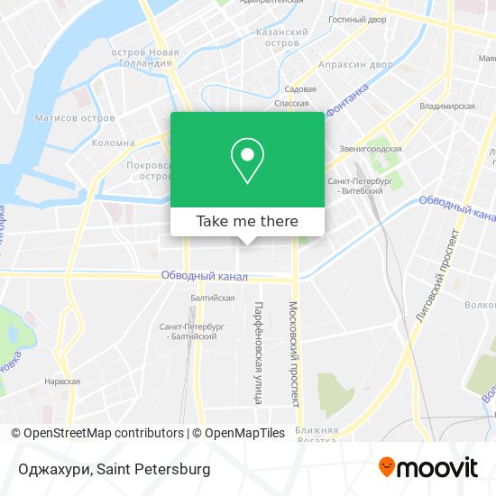Оджахури map