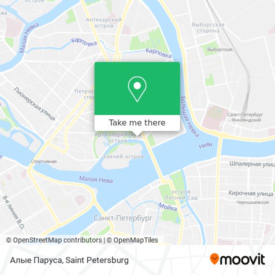 Алые Паруса map