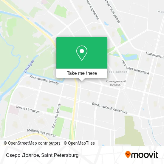 Озеро Долгое map