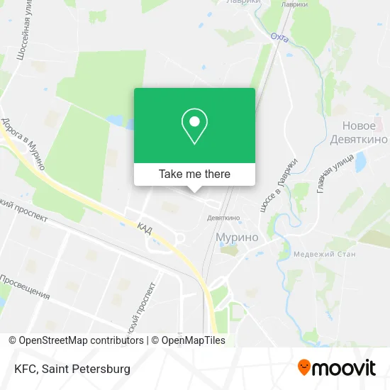 KFC map