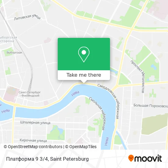 Платформа 9 3/4 map