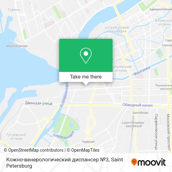 Кожно-венерологический диспансер №3 map