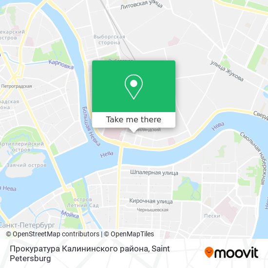 Прокуратура Калининского района map