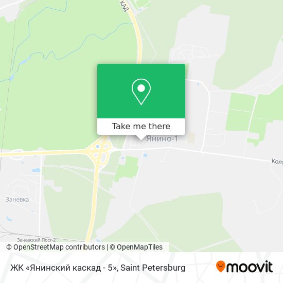 ЖК «Янинский каскад - 5» map