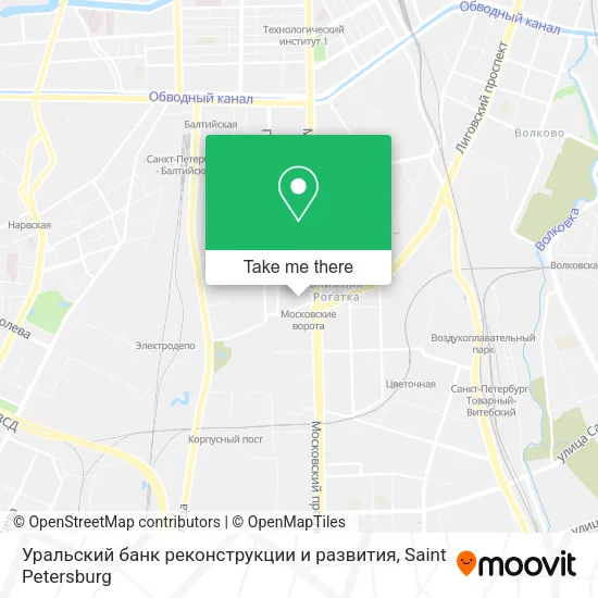 Уральский банк реконструкции и развития map